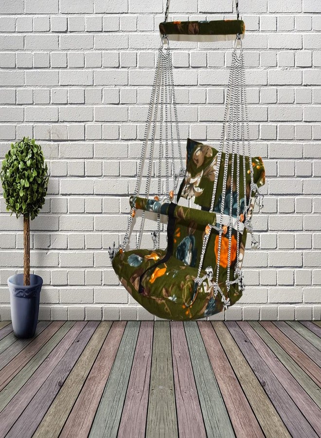 MARSHLAND Swing for Kids Swing Chair for Baby Foldable and Washable Suitable for 1 to 2 Years Baby with Safety Belt Pack of 1 - Image 4